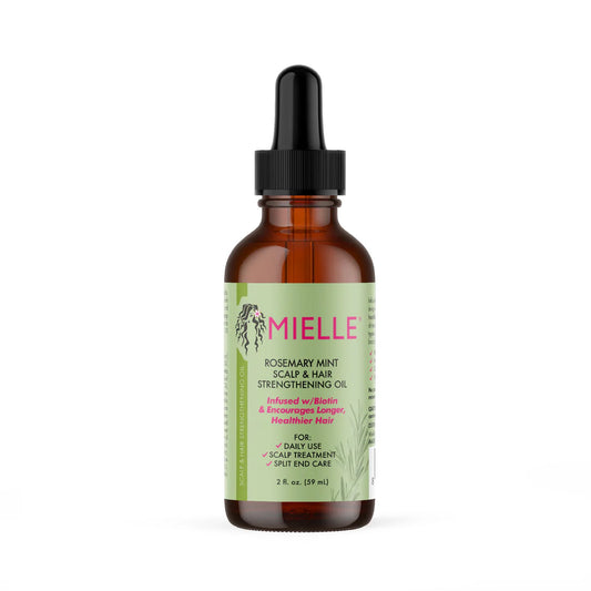 MIELLE  Rosemary Mint Scalp & Hair Strengthening Oil