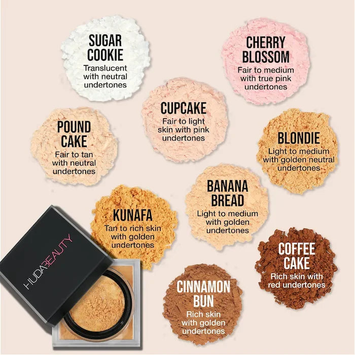 Huda Beauty Easy Bake Loose Setting Powder - Cupcake Shade