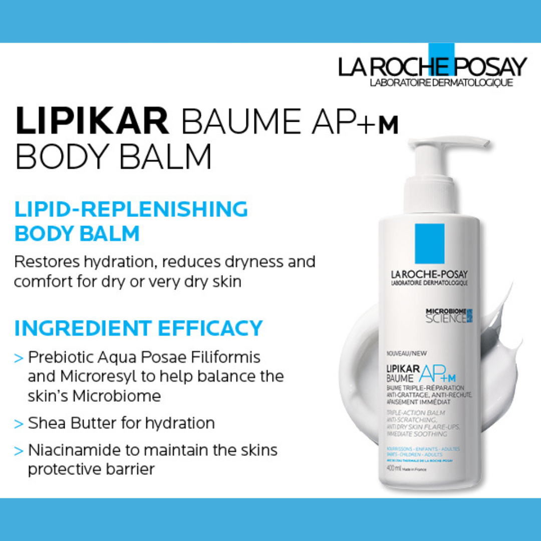 La Roche-Posay | Lipikar AP+M Triple Repair Body Moisturizer For Dry Skin