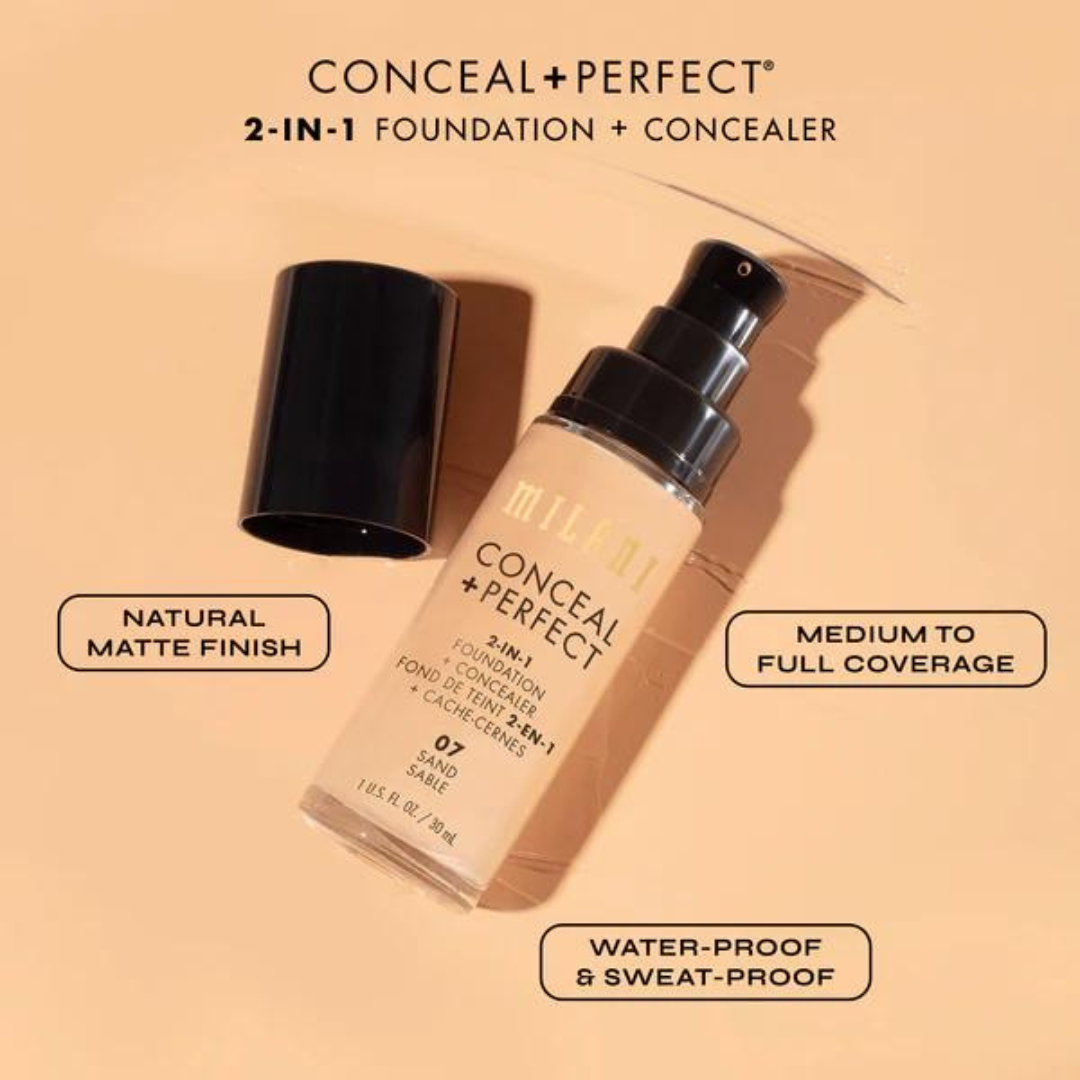 Milani | Conceal + Perfect 2-In-1 Foundation + Concealer