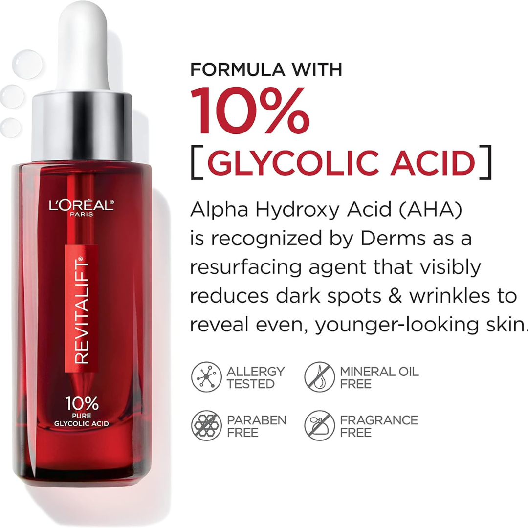 L'Oréal Paris | Revitalift Derm Intensives | 10% Pure Glycolic Acid Serum