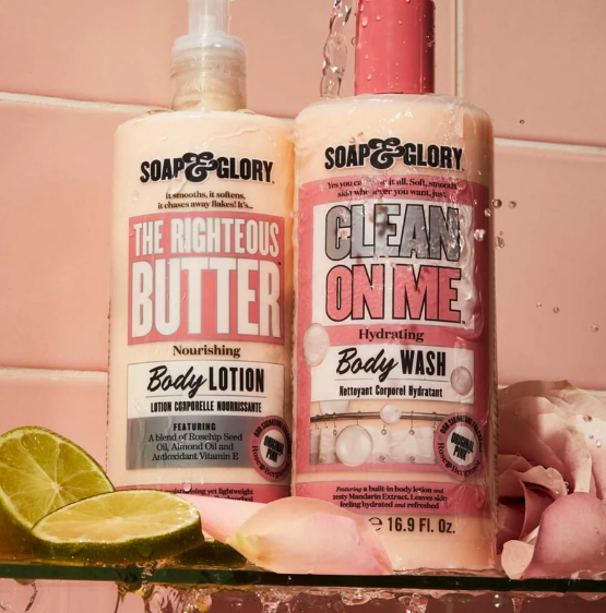 Soap & Glory | Clean On Me | Hydrating Body Wash| Nettoyant Corporeal Hydratant