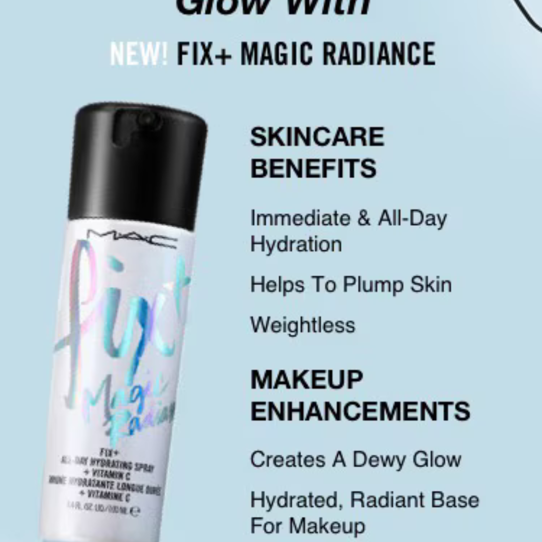 Mac | Fix+ Magic Radiance- All Day Hydrating Spray + Vitamin C