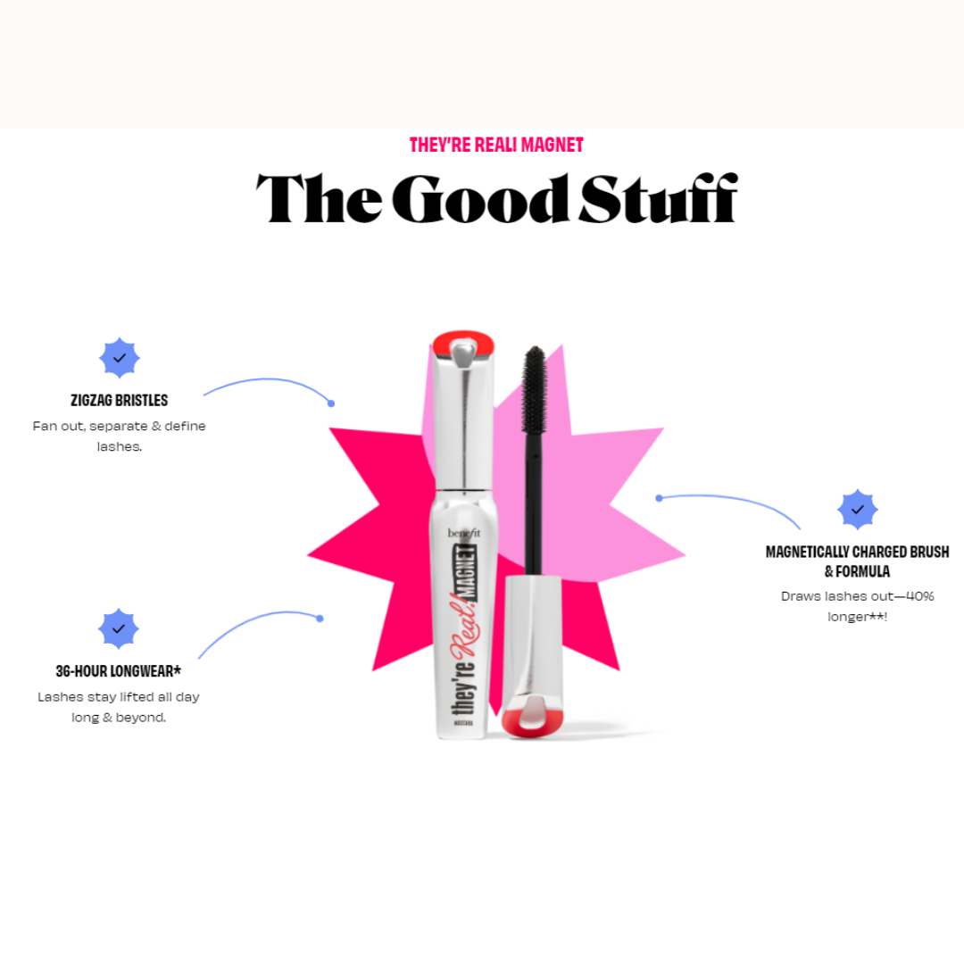 Benefit | They're Real! Magnet | Powerful Lifting and Lengthening Mascara