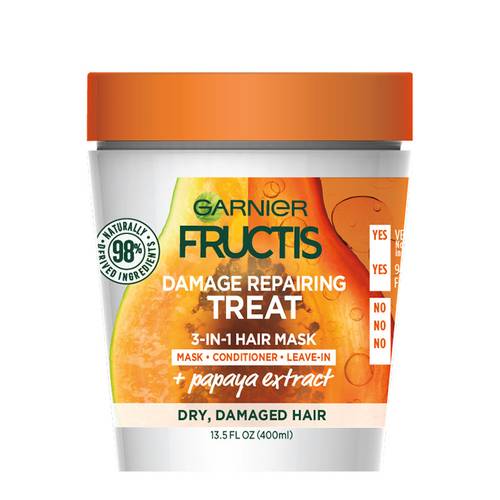 Garnier Damage Repairing Treat 3-In-1 Hair Mask + Papaya Extract